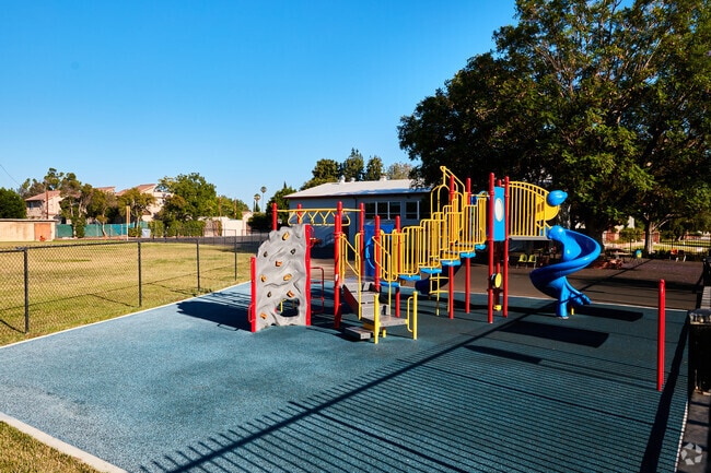 St. Bridget of Sweden Elementary School has a playground for students to enjoy.