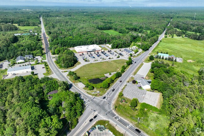 Robert's Corner connects Buxton to several other towns.