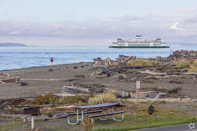 Marina Beach Park is located in Edmonds, WA just outside of the downtown area.