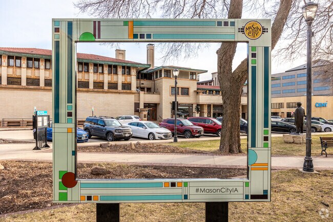 Plenty of photo ops are scattered throughout Mason City.