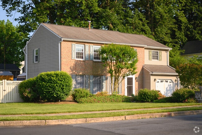 Oreland has Colonial style homes with attached garages.