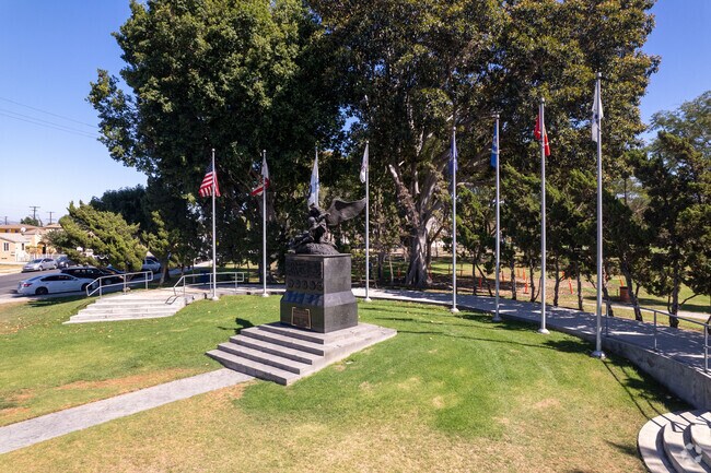 Bell Gardens Veterans Park honors service members in Bell Gardens, CA.
