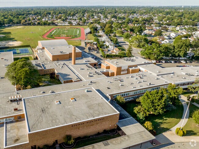 Wantagh High School has 830 students in grades 9-12 with a student-teacher ratio of 11 to 1.