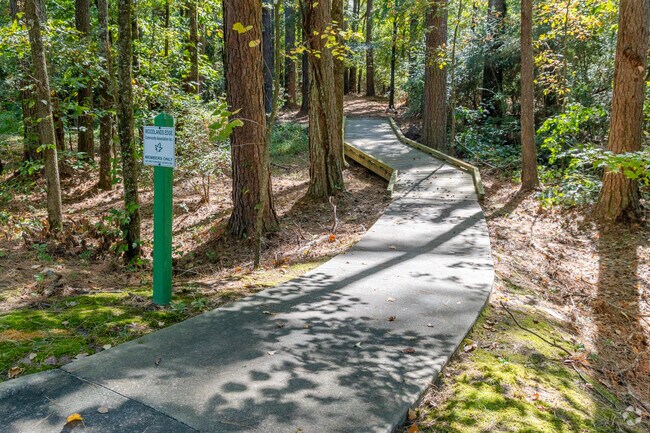 Woodlands Edge is full of pedestrian trails through the woods.