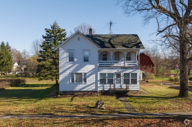 Classic two-story farm houses are available in Dansville.