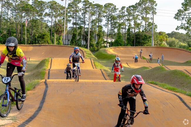 Catch a BMX race at Strickland Park in Neighborhood K.