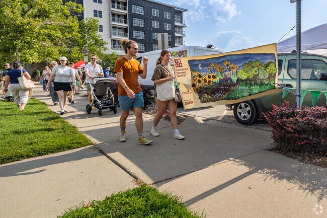Every Saturday at the Lawrence Farmers Market is a great place to get your local produce.