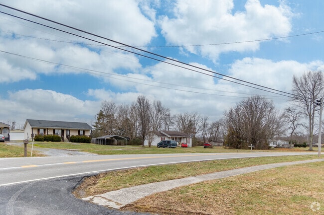 Dodson Branch homes are mostly one story and sit away from the main roads.