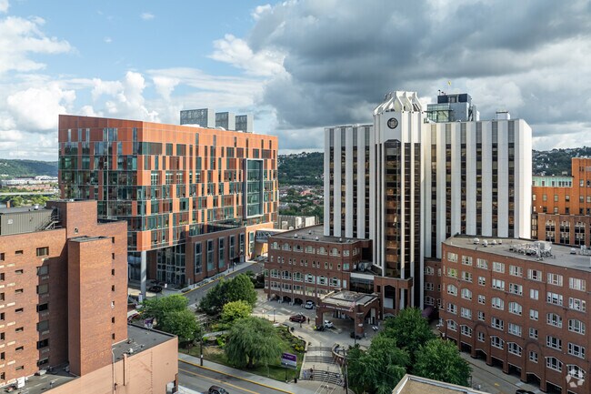 Mercy Hospital is not far from the Crawford-Roberts neighborhood.