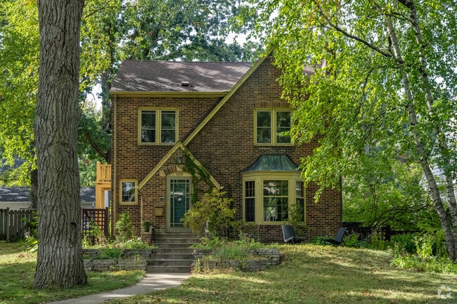 Tudor homes can be found tucked in the trees throughout St. Anthony Park.