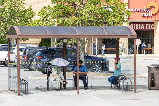 Glade-Westover commuters have convenient access to South Main Street via Blacksburg Transit.