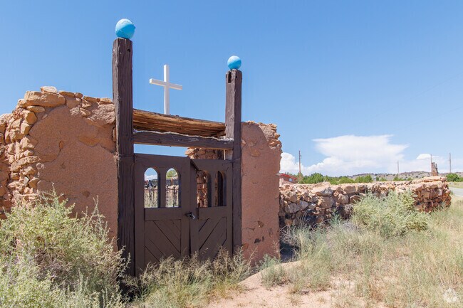 Being that Galisteo is a historic town you will find history around every corner.