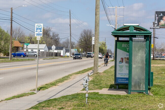 Take the Tulsa Transit from McKinley Mitchell to the greater Tulsa area.