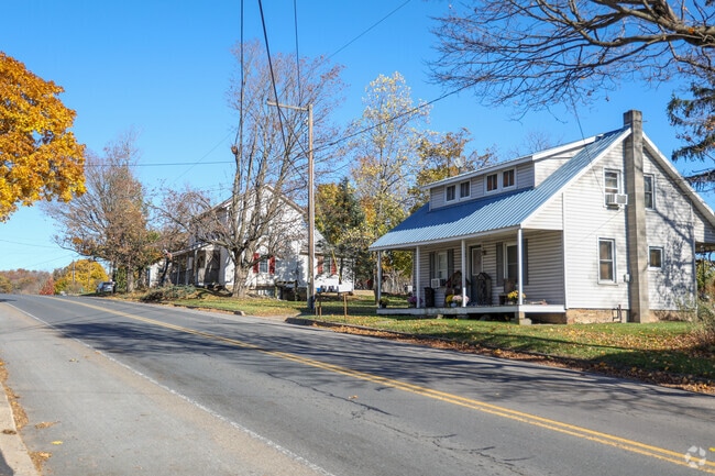 Homes on spacious lots line quiet roads in Madison Township.