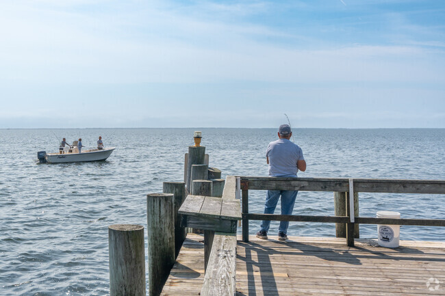 Spend the day fishing on the pier at Bayport Beach.