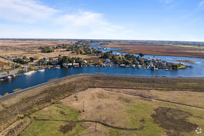 The Bethel Island neighborhood has multiple stunning views of the Delta.