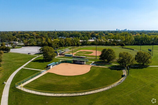 Watch a ball game or bike around Bowman Park's several miles of pathways.