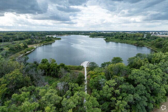 George Wyth Memorial State Park has a number of water areas available to visitors.