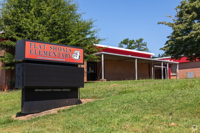 Flat Shoals Elementary School, nestled in the vibrant community of Panthersville, stands out as one of the highest-rated educational institutions in the area.