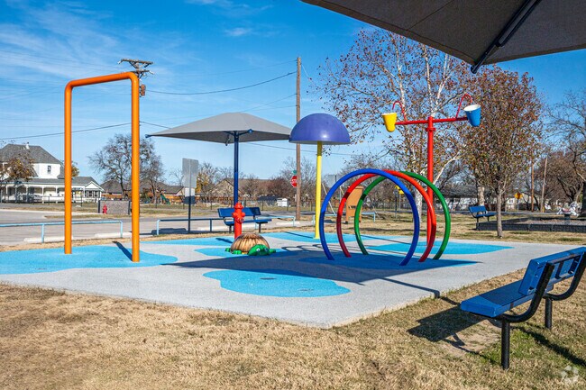 Josephine Park in Josephine has a splash pad for hot summer days.