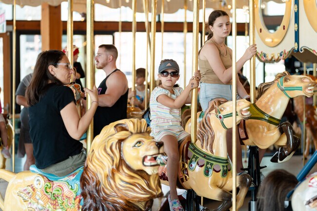 This carousel has recently been added to Canalside at Buffalo's Waterfront.