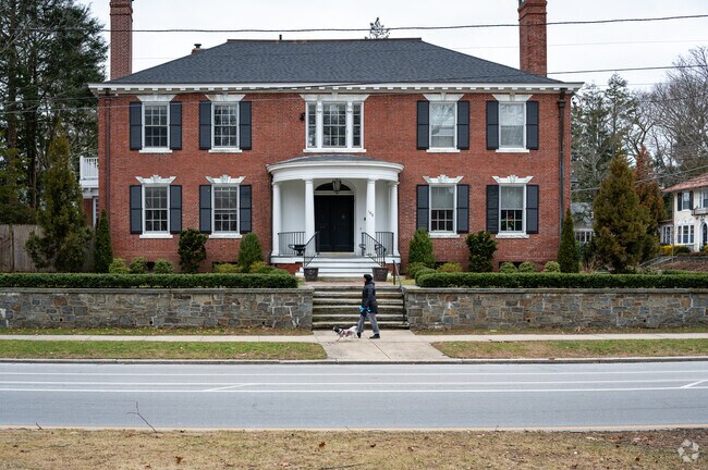 Colonial homes line Blackstone Boulevard in Providence’s historic Hope neighborhood.