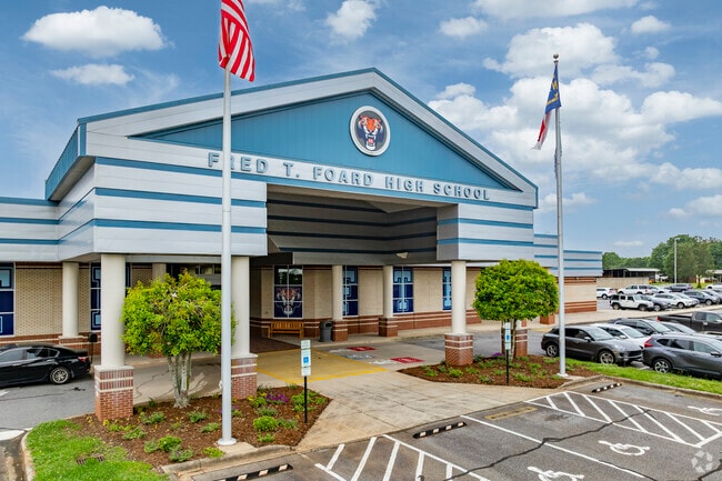 Fred T. Foard High School serves nearly 1,000 students.