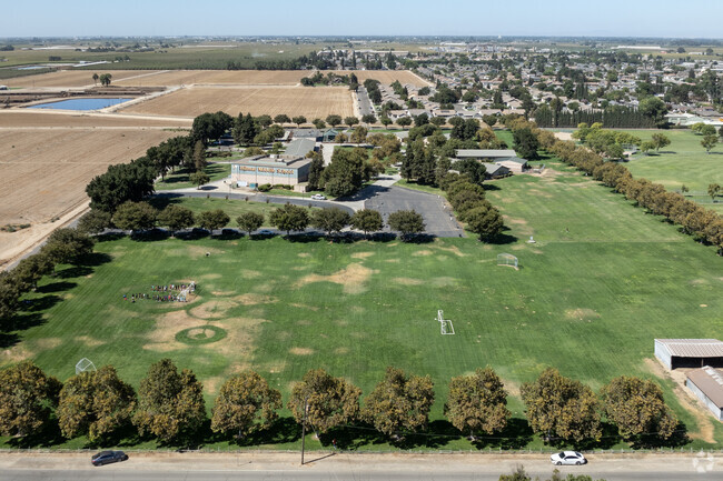 A view of Colony Basic Skills Alternative High School in Hilmar.