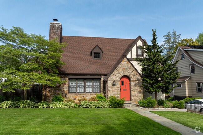 Charming Tudor homes are found throughout White Plains.