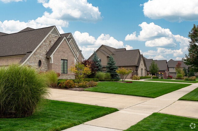 Sidewalk lined streets help Oakland Township locals go out for walks.