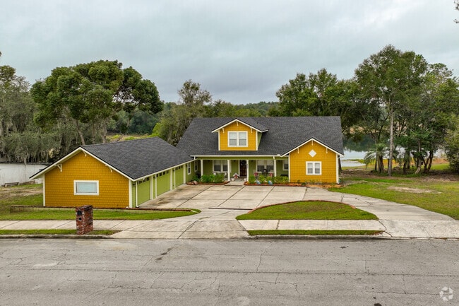 Colorful Craftsman style home in the Keystone Heights neighborhood.