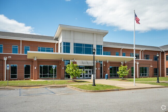 Drayton Mills Elementary School entrance.