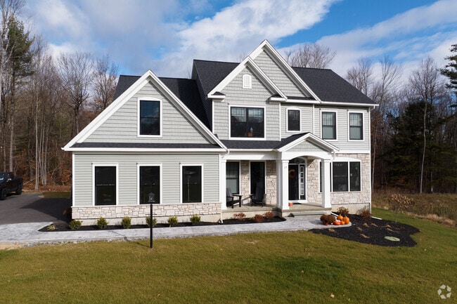 A new modern colonial in Milton, NY.