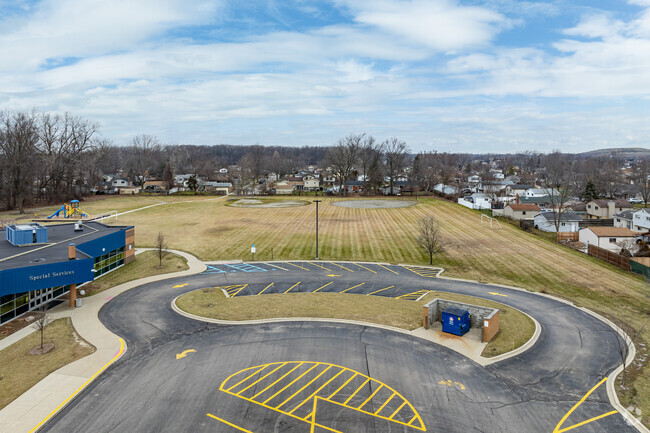 Athletic fields at Gudith Elementary School.