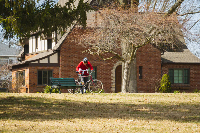 Guthrie Park in Kenmore is the perfect spot to take a break and sit in the open green space.