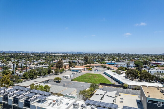 Broadway Elementary aerial back