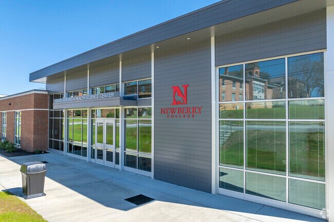 Newberry College has invested in sustainability initiatives, including energy-efficient buildings.