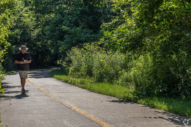 The Clabber Creek Trail is a great place for a stroll.
