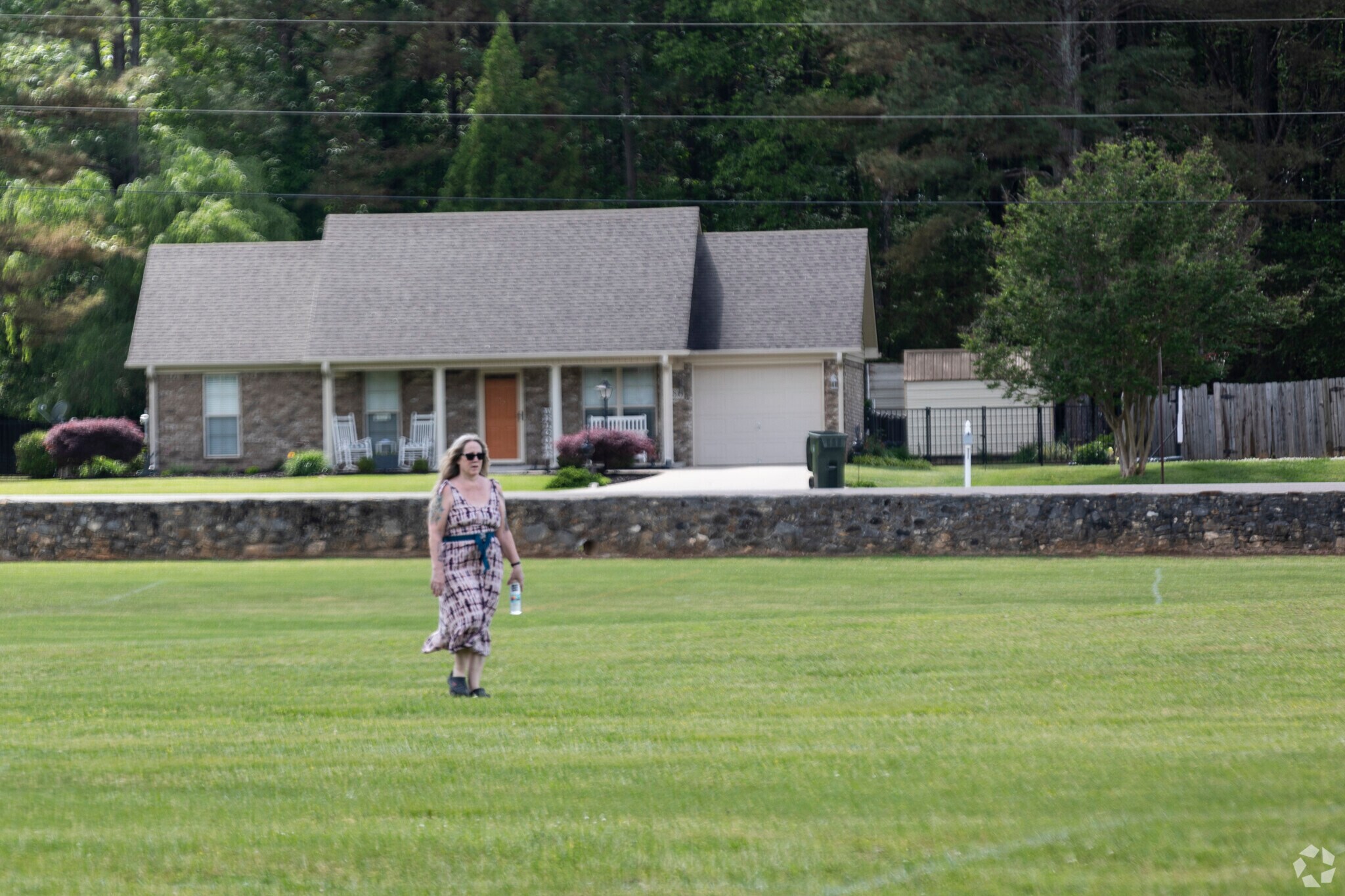 There is ample green space for long walks in New Market Alabama.