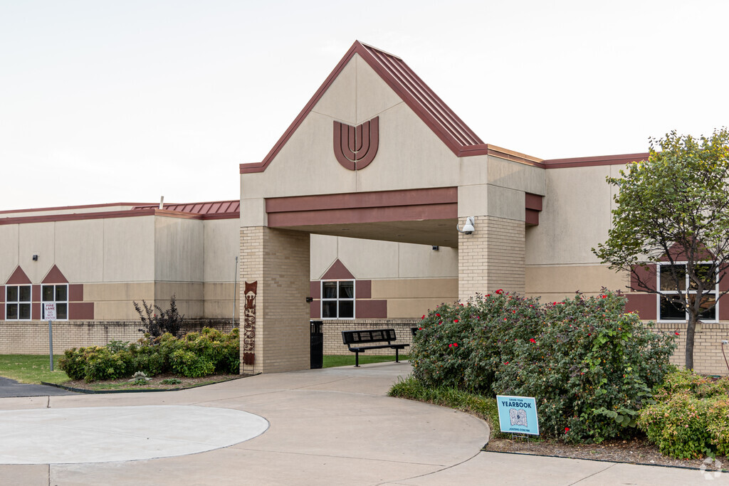 The highly rated Marshall T. Moore Elementary school serves pre-k through fifth grade students.