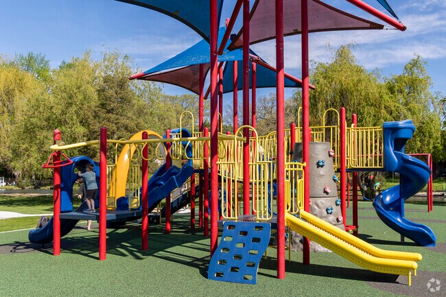 Grayslake residents love taking their kids to play on the playground at the parks.
