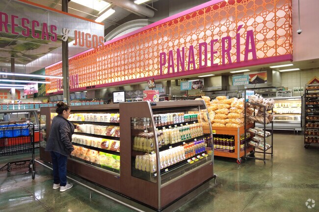 Vallarta Supermarkets is a full scale grocer specializing in hispanic cuisine.