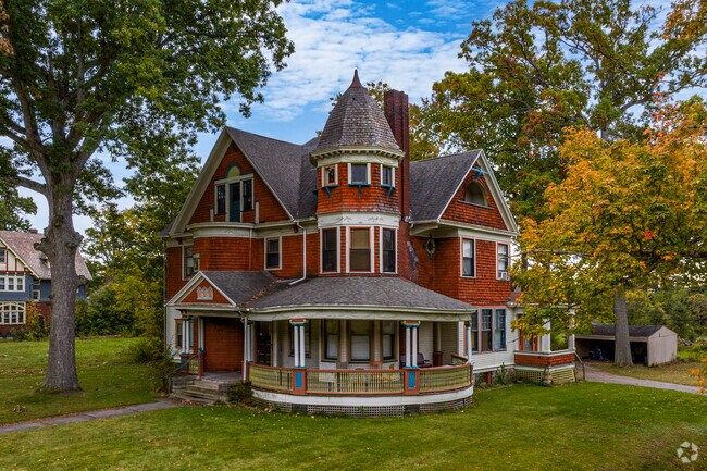 This Victorian gem sits prominently on a corner lot in Wick Park.