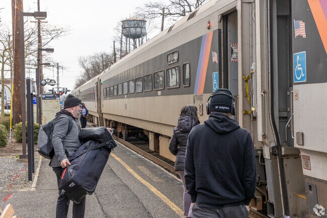 The Allenhurst train station offers Wanamassa residents service to New York City.
