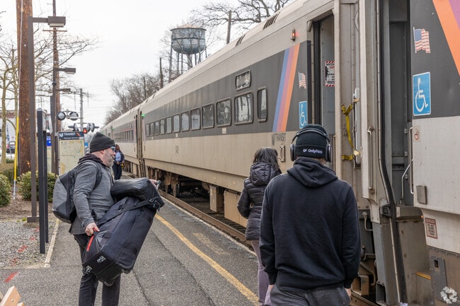 The Allenhurst train station offers Wanamassa residents service to New York City.