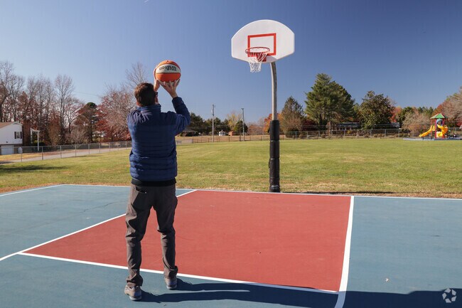 Shoot a game of hoops at Marshall Park in Spotsylvania Courthouse neighborhood.