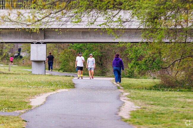 Paved trails connect McIndoe Park to Wildcat Park in Joplin.