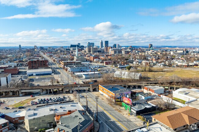 Breckinridge Metropolitan High School is located adjacent to downtown Louisville.