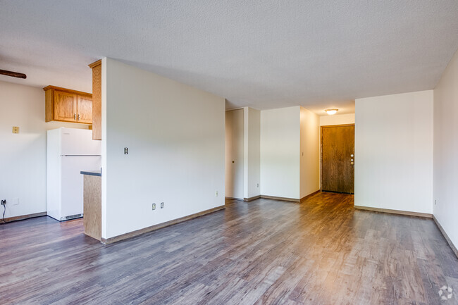 1BR, 1BA - Living Room, Dining Room