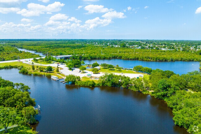 River park marina offers access to the St Lucie river, a tot lot, picnic tables and more.